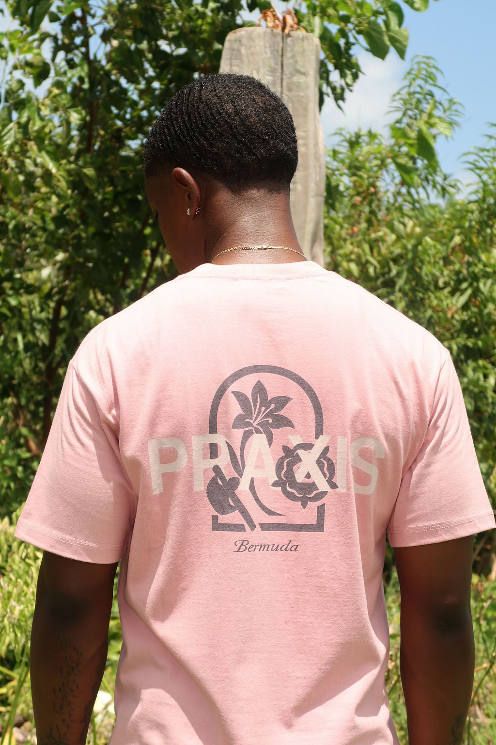 Emblem Tee-Pink
