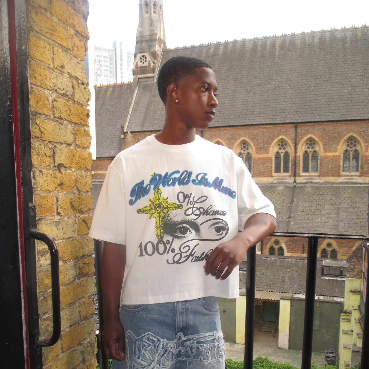 100% Faith Tee – White
