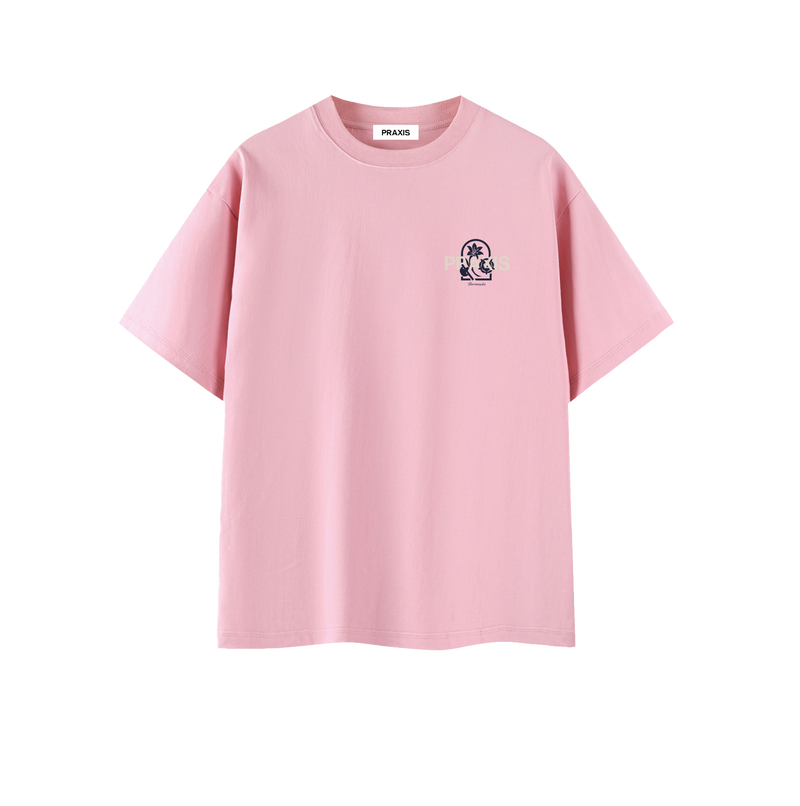 Emblem Tee-Pink