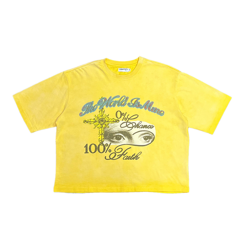 100% Faith Tee – Yellow