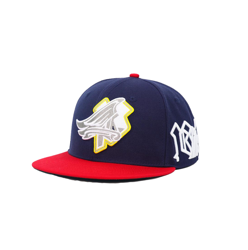 P Wing Fitted – Red & Blue