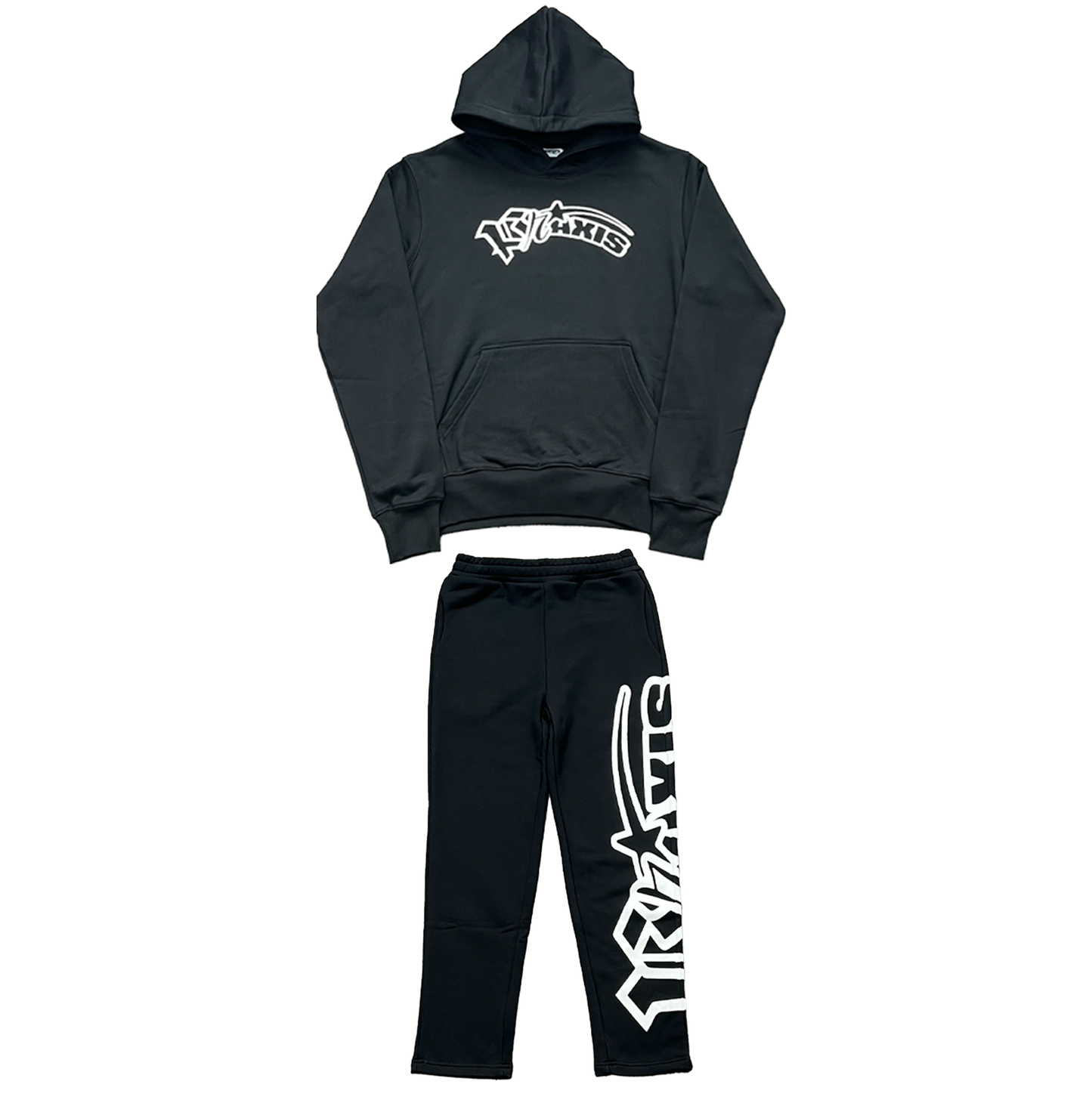 Curve logo Sweatsuit (Black)