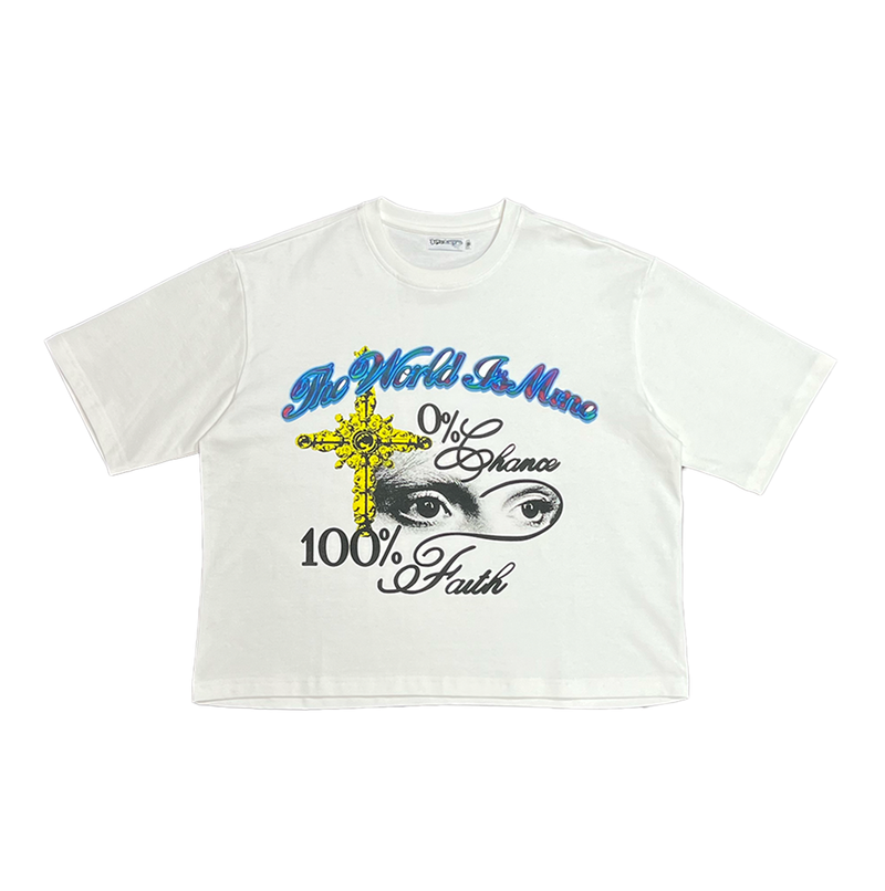 100% Faith Tee – White