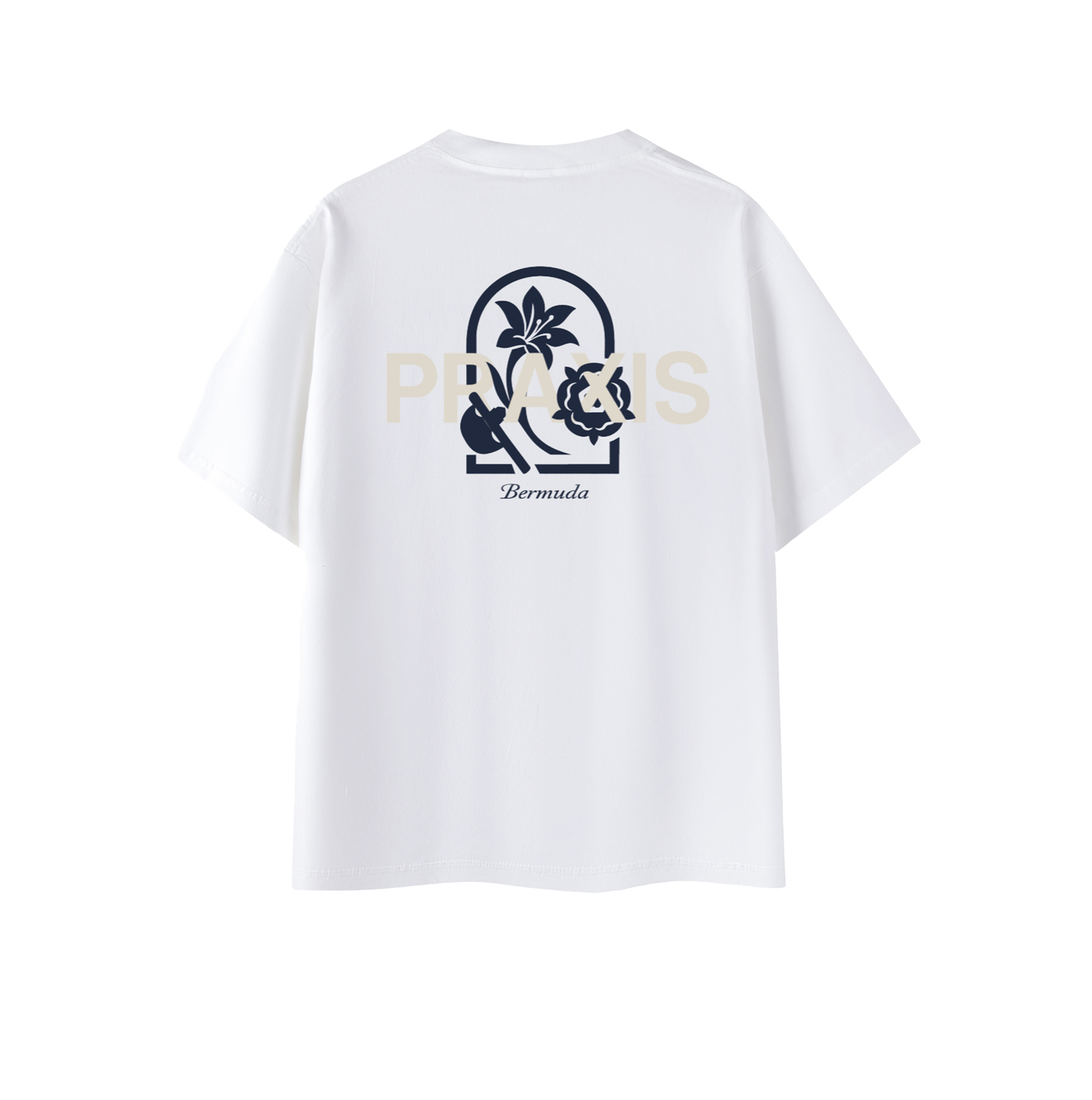 Emblem Tee-White